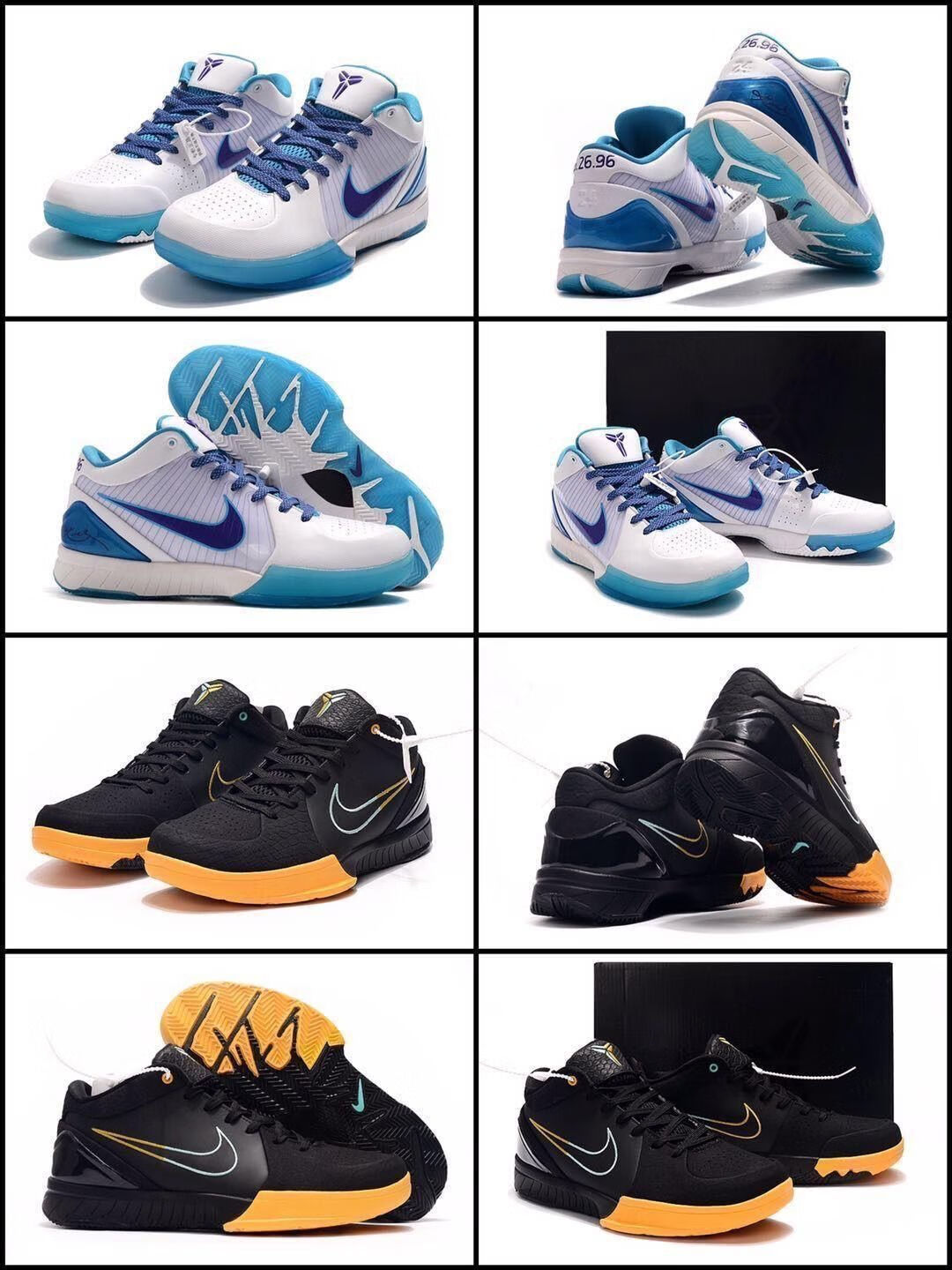 zk4科比4代选秀日过验级灭世纯原真气垫碳板实战耐纯原篮球鞋套装