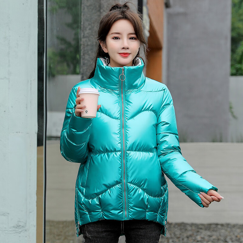 【特价捡漏】雅鹿羽绒服女亮皮保暖服女2022年新款常规款立领简约风