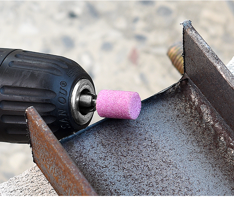 冰能 火石仔砂轮打磨头抛光除锈小沙轮电动打磨头锥形模具玉石磨头