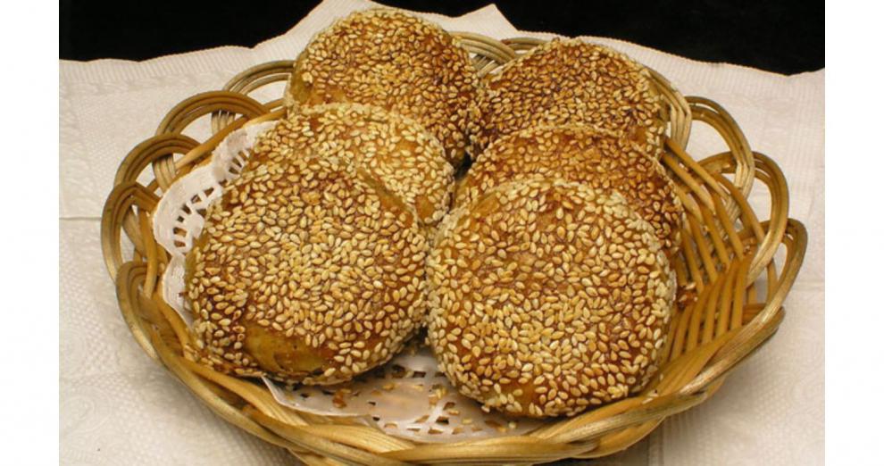 天津烧饼麻酱麻将烧饼特产芝麻酱烧饼天津北京风味小吃清真麻酱包