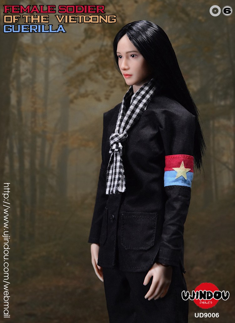 美女兵人手办ujindou越南16女兵人模型越共游击队ud9006女兵顺丰