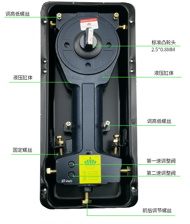 地弹簧调节方法图片