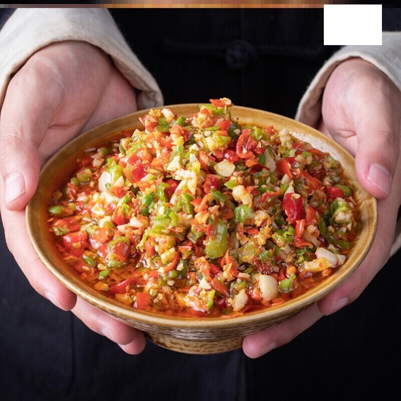 湖南彩椒螺狮肉农家手工香辣田螺肉拌饭咸菜早餐配粥下饭菜特产彩椒