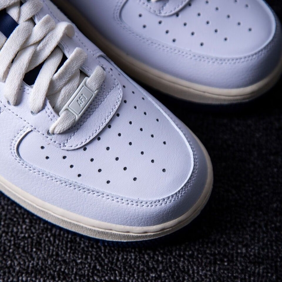 【官方旗舰】【公司级】air force 1 af1 空军一号帆白蓝复古板鞋 帆
