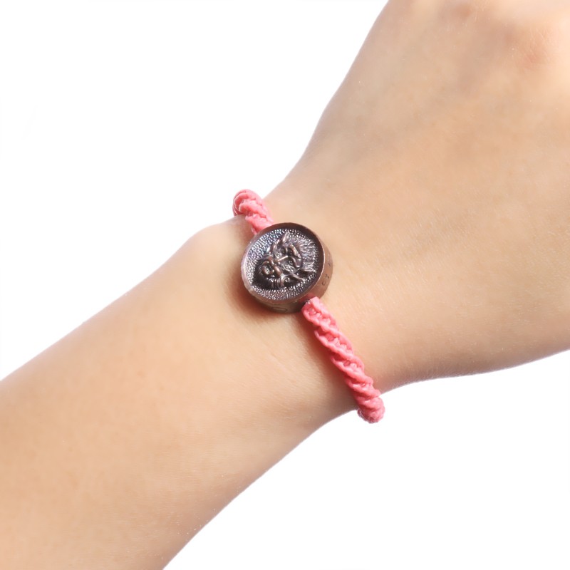 新年礼物思赞福来运转泰国佛牌阿赞苏斌五眼四耳银吊坠手链正牌人缘手