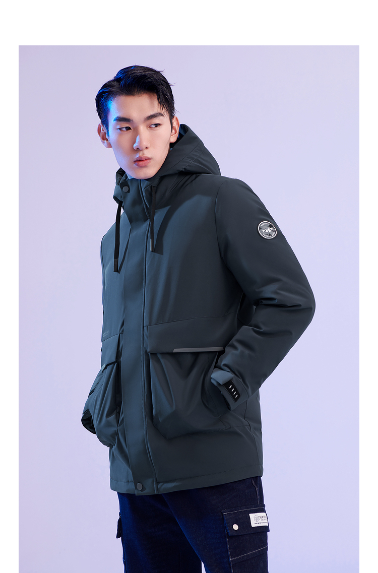 【海澜之家羽绒服hwrad4d010a】hla 海澜之家【周杰伦同款】羽绒服男