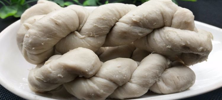 麻花水面筋火锅炒菜凉调手撕大面筋烧烤火锅素食水洗面筋 麻花面筋3斤