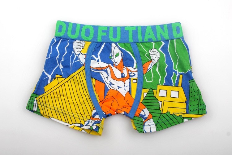 奥特曼内裤5条装奥特曼儿童内裤卡通印花内裤棉学生内裤透气5条奥特曼