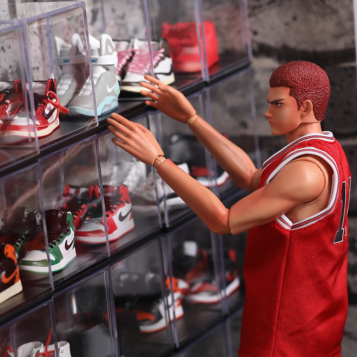 道匠行手工迷你小aj模型鞋墙全套生日礼物手办钥匙挂件汽车载蛋糕摆件