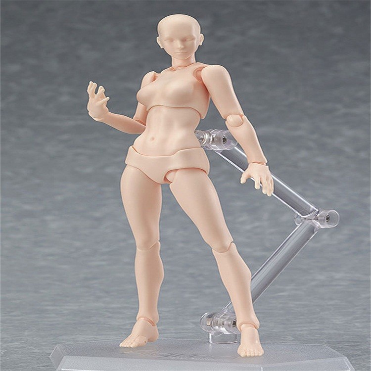 素体人偶小孩男女 shf关节可动 figma ob11美术绘画写生模型摆件 一代