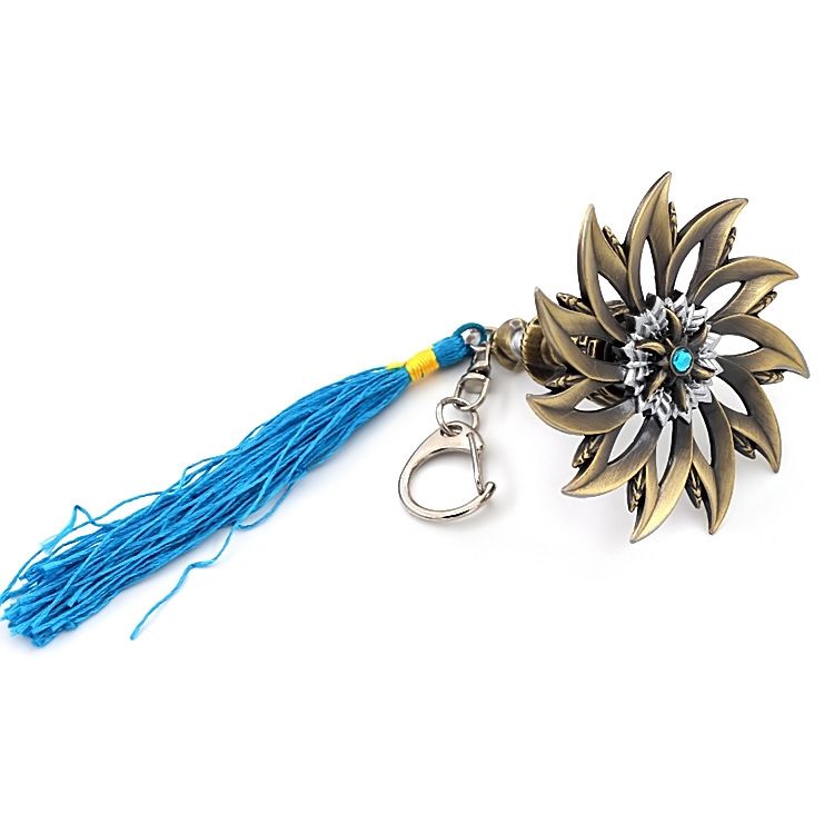 斗罗大陆周边 唐门佛怒唐莲唐三合金模型玩具 金属钥匙扣 佛怒唐莲