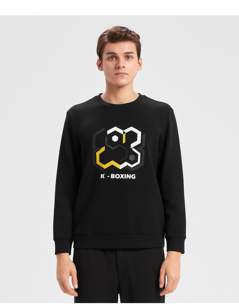 【劲霸男装vtwd4318】劲霸男装 k-boxing 卫衣男2021年秋季男士时尚