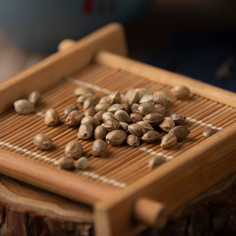 6015啡晨 中药材 火麻仁 火麻仁茶 火麻子 火麻籽 500g 有脱壳