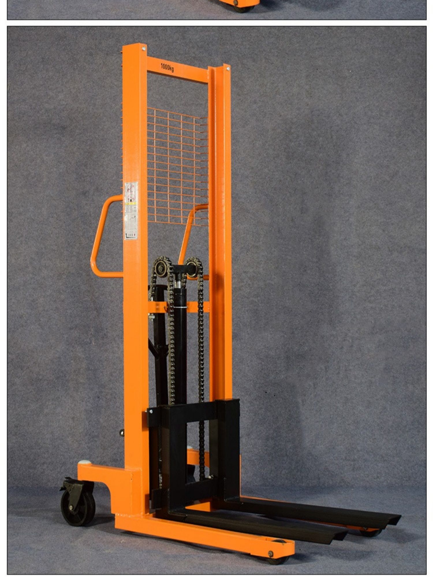 手动电动液压叉车1吨2吨升降堆高车小型装卸搬运车油缸铲车升高车