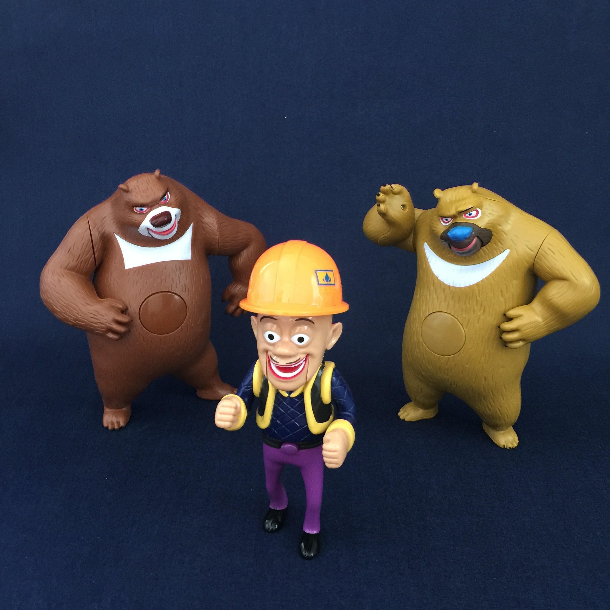 大号公仔玩具定制款 光头强电锯mg120 熊二故事机 电锯长48cm【图片