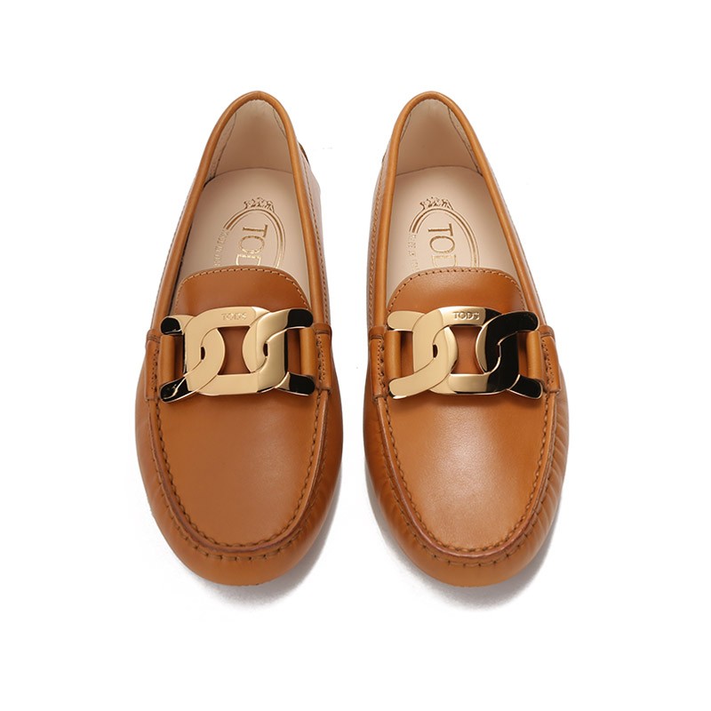 包邮女鞋tods托德斯女士牛皮革豆豆鞋单鞋平底鞋xxw00g0de50d90s019