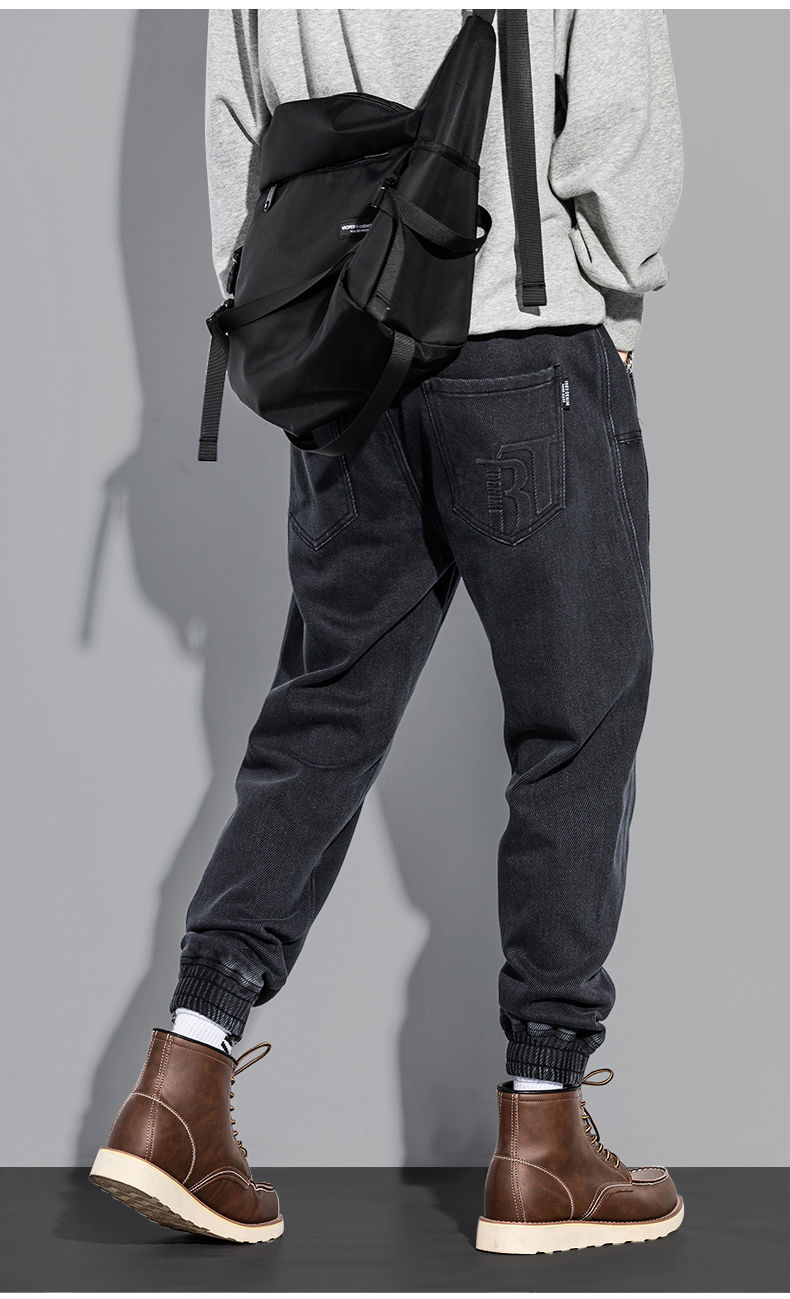 96年末特价七匹狼旗下swjeans春秋牛仔裤男潮牌潮流韩版百搭宽松冬