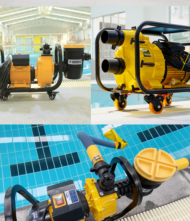 泳池吸污机鱼池吸污机水下清洁器水池吸污清洗泳池吸污设备机皇系列k