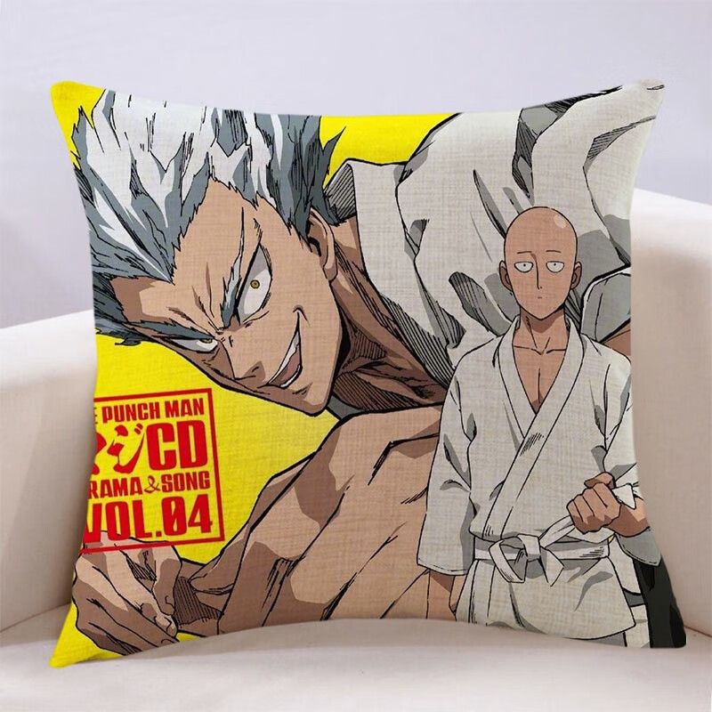 迪士尼disney一拳超人龙卷抱枕二次元周边埼玉杰诺斯战栗的沙发亚麻
