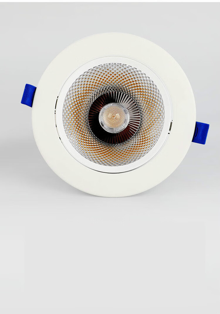 射灯led嵌入式天花灯cob商用筒灯客厅背景墙牛眼灯防雾镜前灯防眩