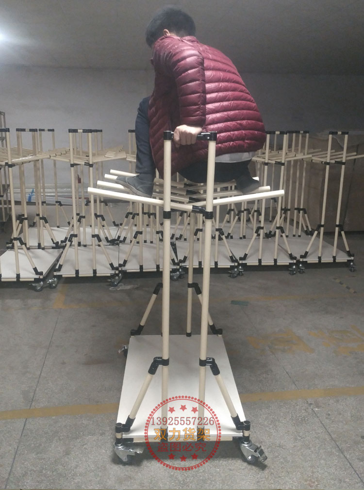 线束货架电线缆线束挂线货架 复合管车间物料架线棒汽车 长800宽500高