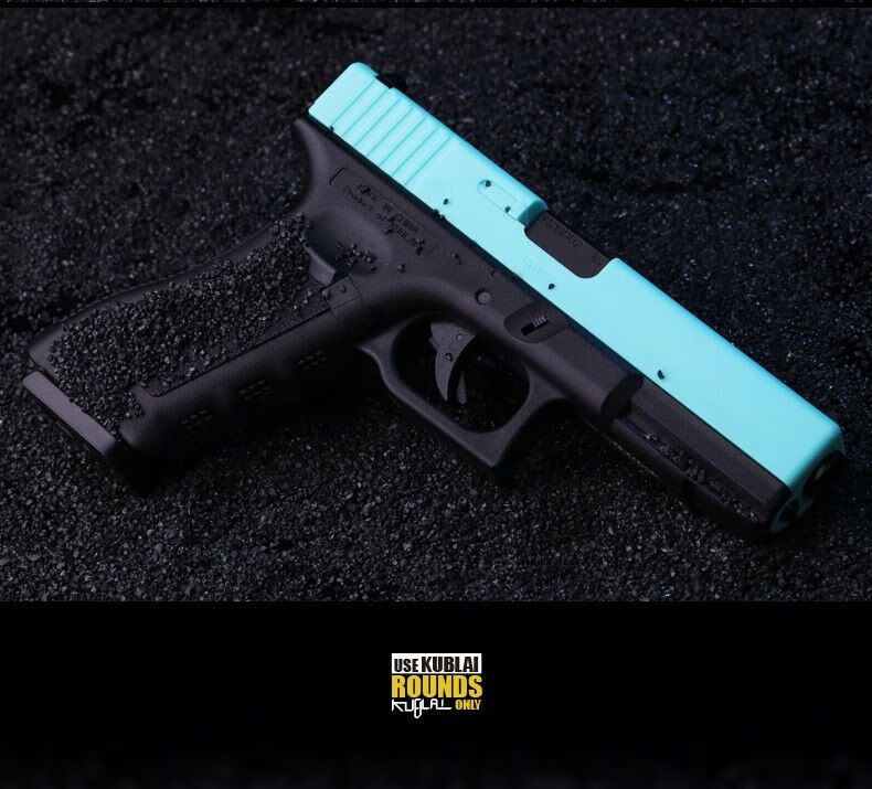 kublain系列n1n3n7n9格洛克g17金属成人玩具枪冷媒动力空挂回膛pu泡沫