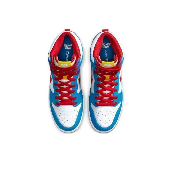 【自营官方旗舰店】aj1 sb dunk白蓝红哆啦a梦机器猫男女高帮板鞋ci