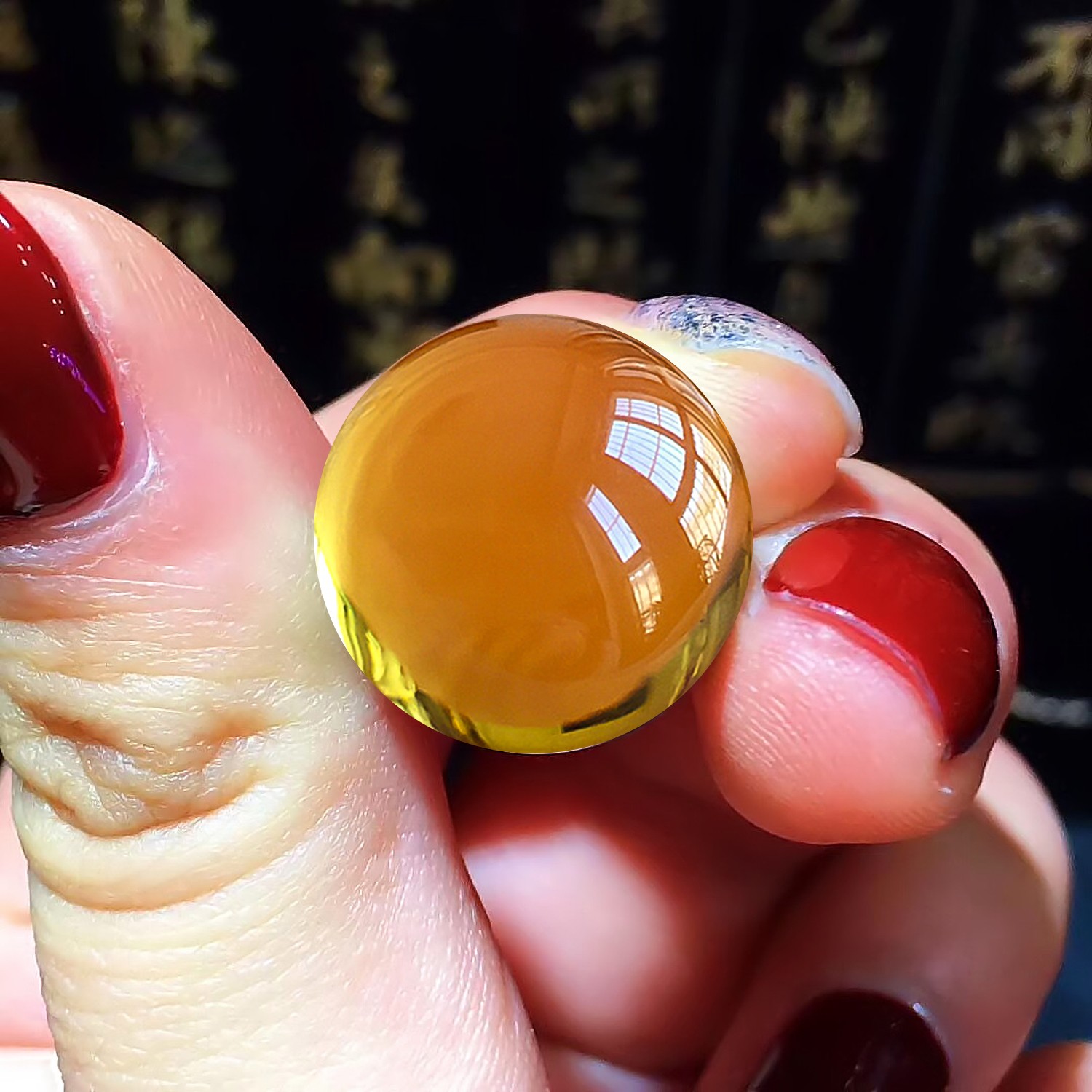 7a级巴西黄水晶散珠子 无孔单珠文玩多宝手串项链吊坠diy配件 (7a限量