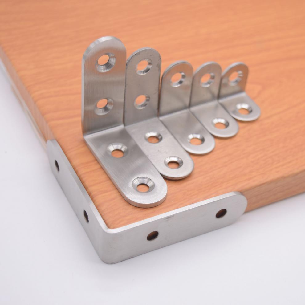 定制大转角木工橱柜三角形固定块货架橱柜门桌椅直角码角铁加厚不绣钢