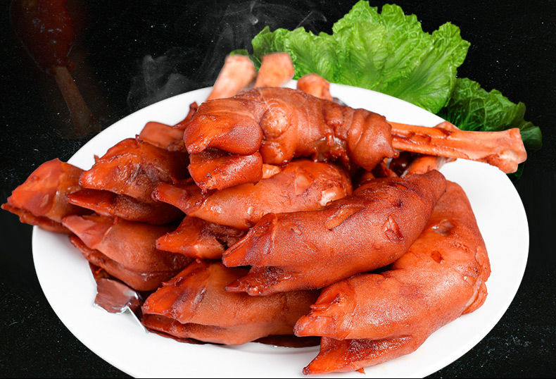 羊蹄子熟食即食羊肉熟食真空清真零食小吃卤汁酱羊蹄麻辣羊蹄 卤羊蹄6