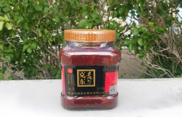 齐齐哈尔特产正宗克东腐乳大瓶装小块多粒红方豆腐乳