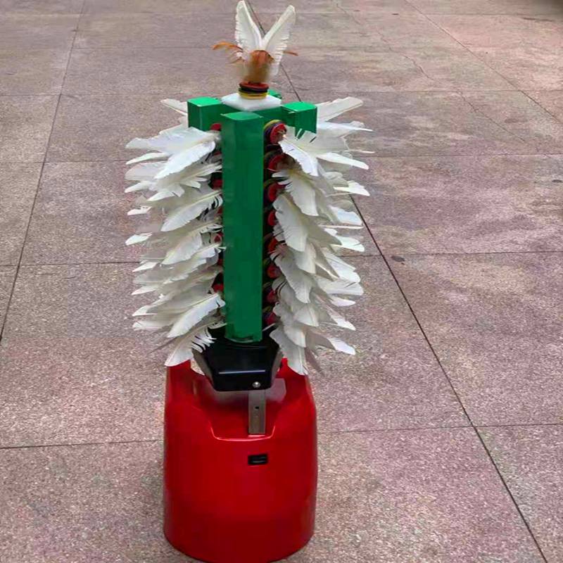 lld李老大发毽机远程遥控自动大白毽发毽机踢毽子毽球运动发球机 红色