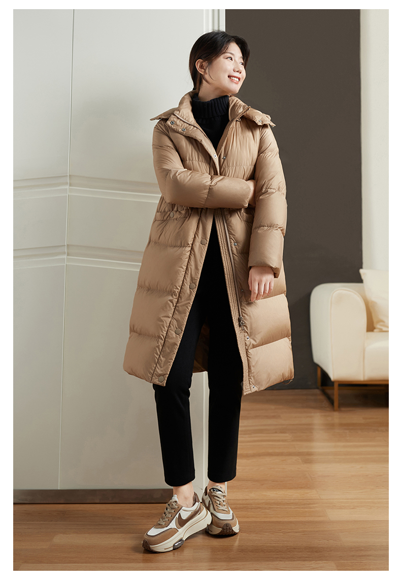 sofsil索菲丝尔羽绒服女冬2021年索菲丝尔新款中长款时尚洋气保暖冬季