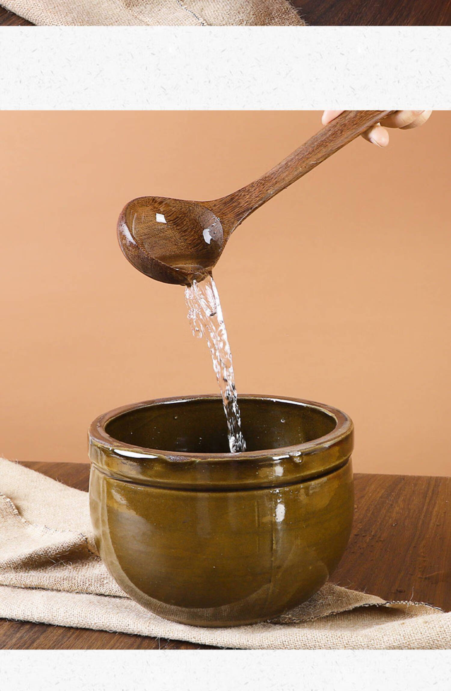 酿酒发酵缸腌菜缸陶瓷老式家用水缸带盖储水装米浆水坛子晒酱大口酿酒