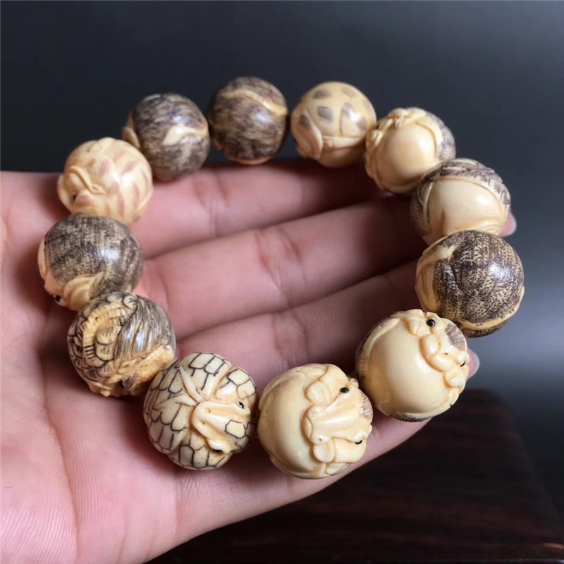 0十二生肖手链男士20猛犸象牙1.