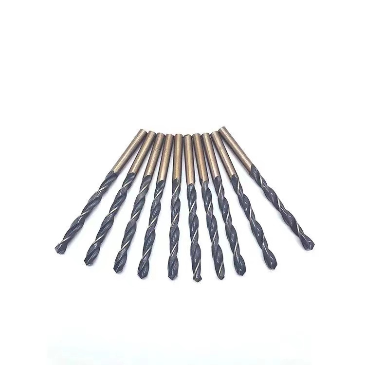 直柄含钴不锈钢专用打孔硬转头金属铁铝合金钻头1-10mm 4mm麻花钻2支