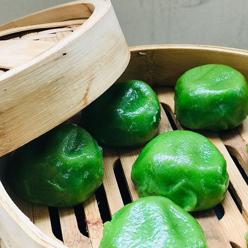 昆山正仪手工现做特产浆麦草网红青团子清明果零食糍粑年货 芝麻30个