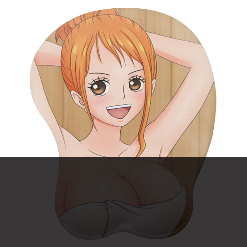 公路商店立体鼠标 海贼王娜美女帝动漫鼠标垫护手腕3d公路商店肥皂