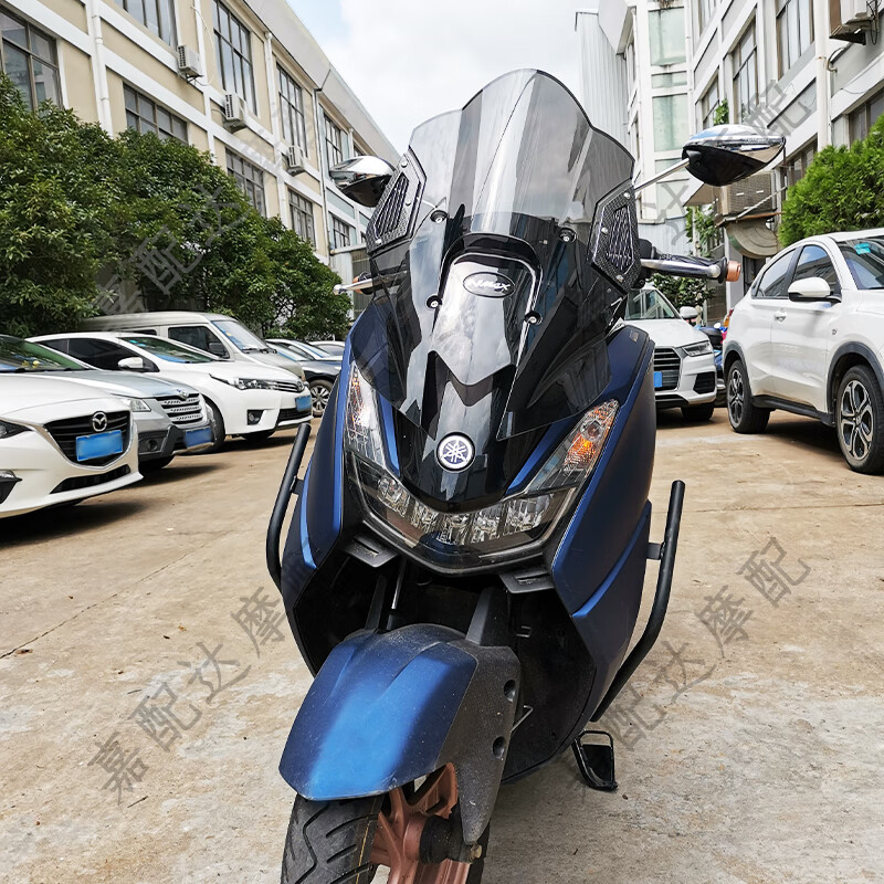 20-21年款雅马哈巡鹰125改装前挡风 盾牌挡风 巡弋150 180风挡可调