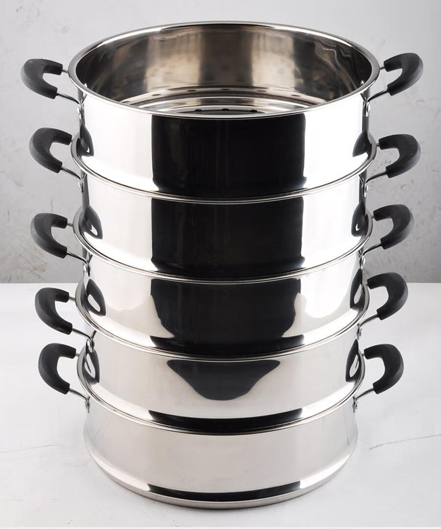 demanke蒸笼不锈钢蒸架蒸屉家用蒸层铝锅蒸格屉子钢筋锅蒸笼屉蒸馒头