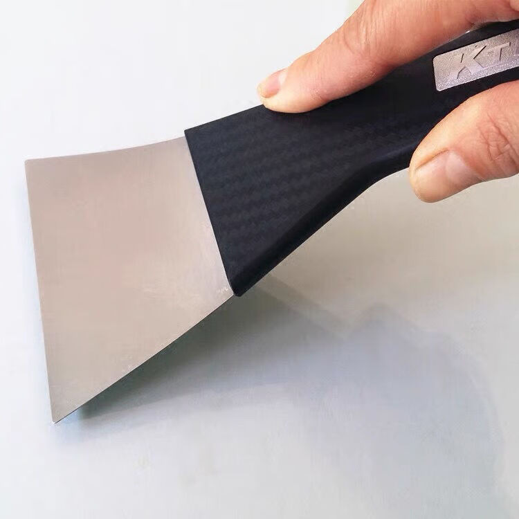 汽车贴膜工具进口钢刮盒装不锈钢铁刮板汽车贴膜工具套装 短柄钢刮