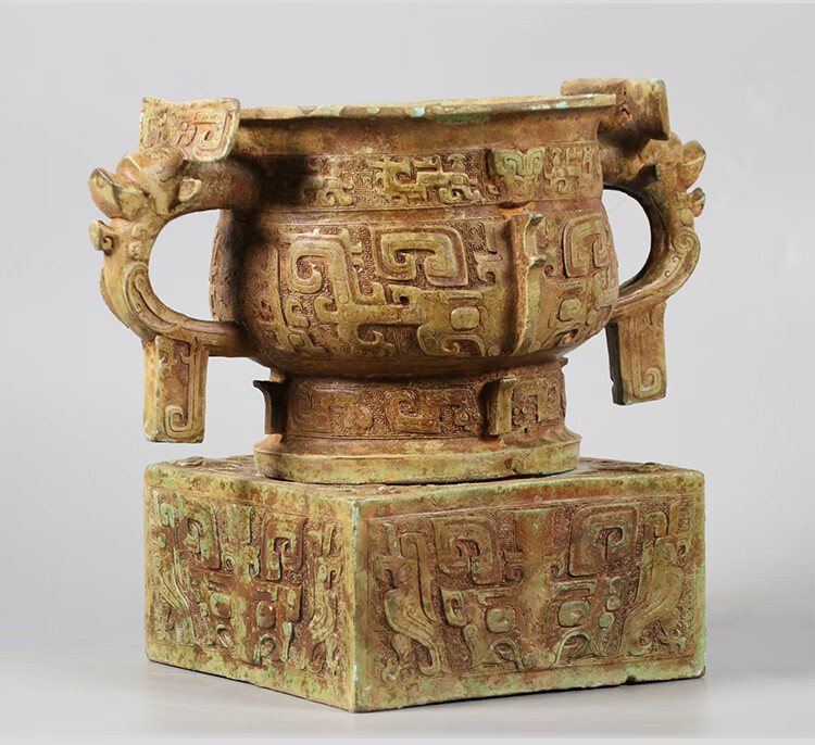 周鼎仿古青铜器 西周利簋武王征商簋 古代祭祀礼器古董收藏博物馆