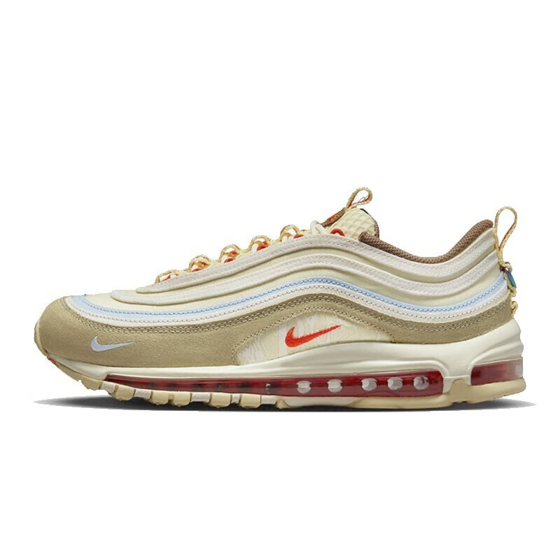 耐克(nike)air max 97男子子弹头运动气垫跑步鞋 dh1085 dm8588 白绿