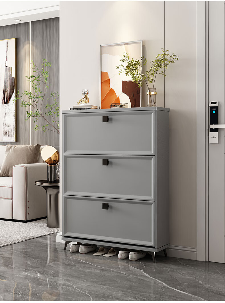 雅宅家居 超薄家用进门口小鞋柜一体玄关柜2021新款入户翻斗小户型鞋