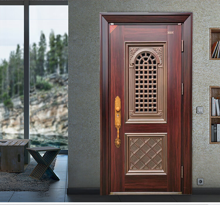 进户防盗门通风防盗门甲家用安安通气进户入户智能指