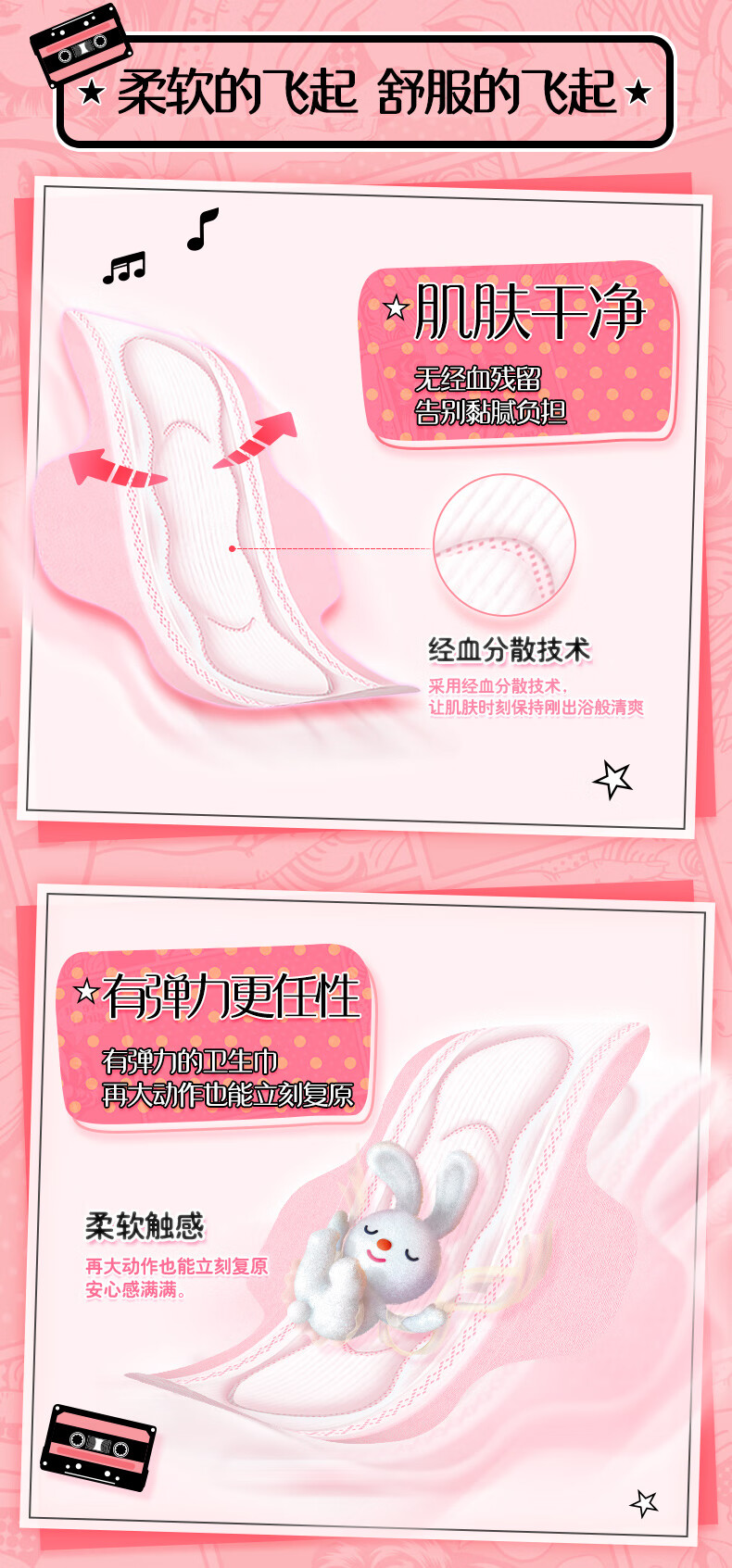 106019-【特惠】苏菲(Sofy)卫生巾姨妈巾日用夜用套装批发日夜组合装 日用45片+夜用14片+加长夜用4片-详情图