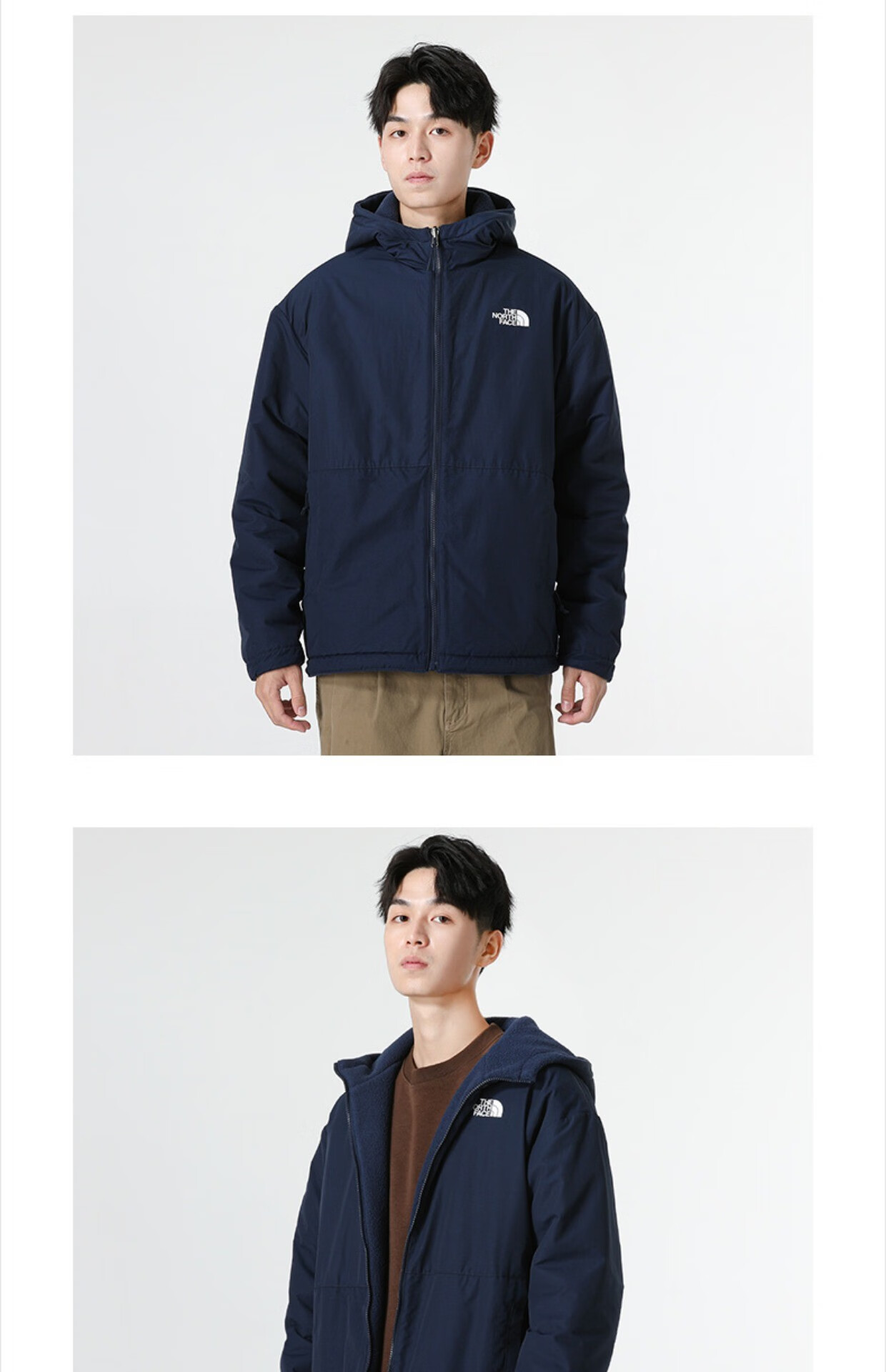 thenorthface北面22秋冬男户外两面穿搭保暖抓绒防风外套7qt7 7qt7938