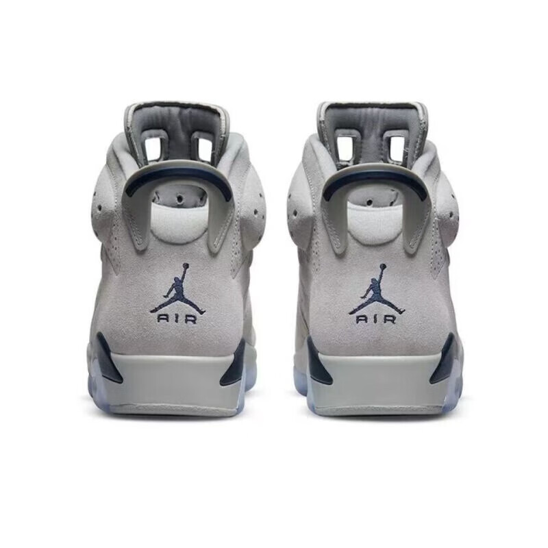 耐克(nike)air jordan 6 aj6乔6 灰色 乔治城 女子高帮篮球鞋 384