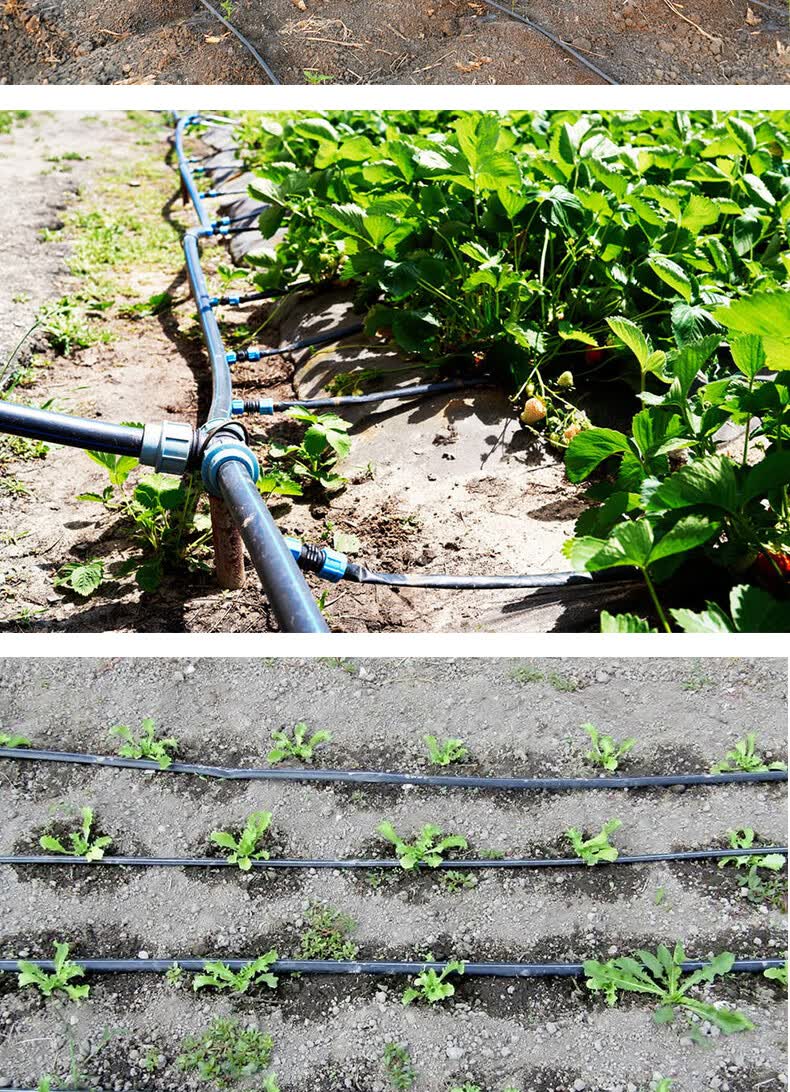 滴灌带 浇地水带微喷滴灌带农用16mm滴灌管滴水贴片式节水灌溉大棚