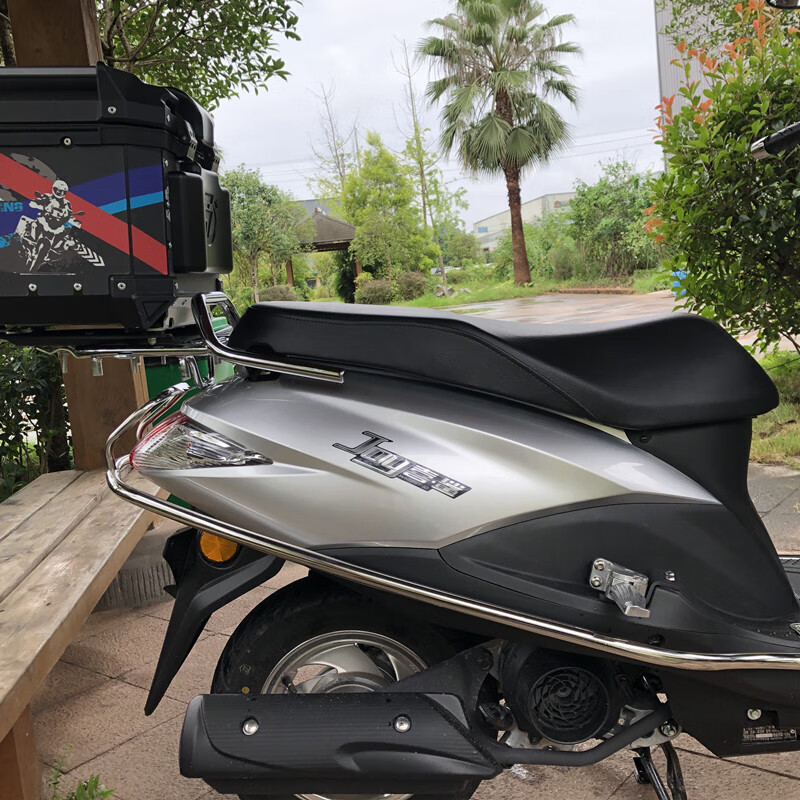 21-22款本田喜鲨125改装脚蹬脚踏板wh125t—10后座放脚踏板小孩脚蹬